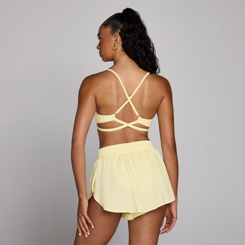 MP Damen Tempo Adjustable Strappy Back Sports Bra – Buttercreme - XS – Bild 1 von 4
