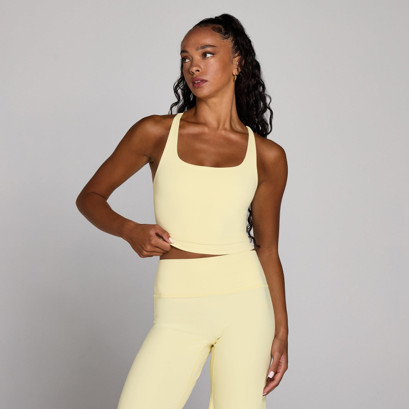 MP Damen Tempo Racerback-Top mit Riemen – Buttercreme - XS – Bild 1 von 4