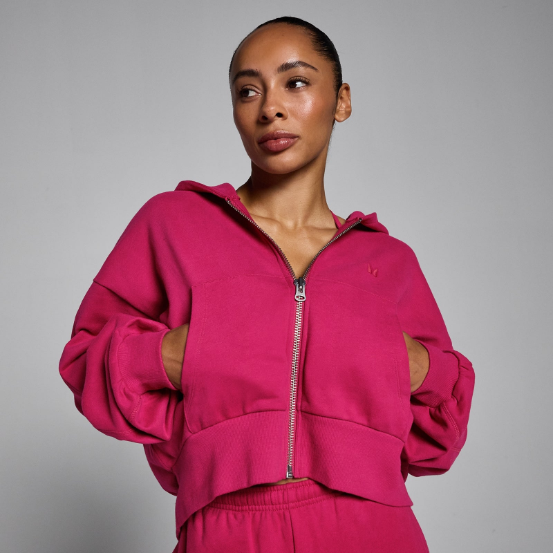 MP Damen Lifestyle Hoodie mit durchgehendem Reißverschluss - Bold Berry - XL – Bild 1 von 4