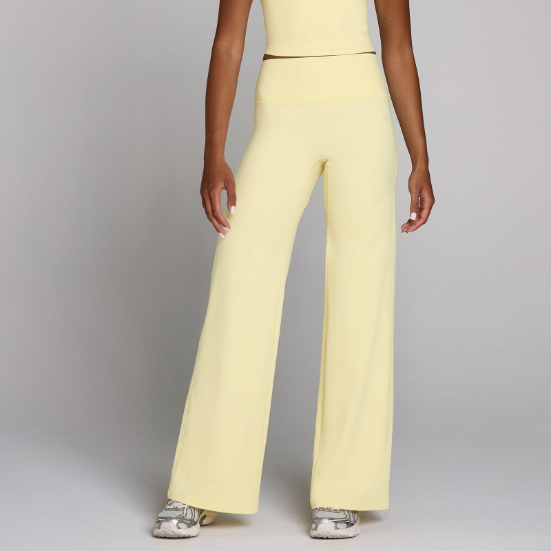 MP Damen Tempo Wide Leg Leggings – Buttercreme - XS – Bild 1 von 4