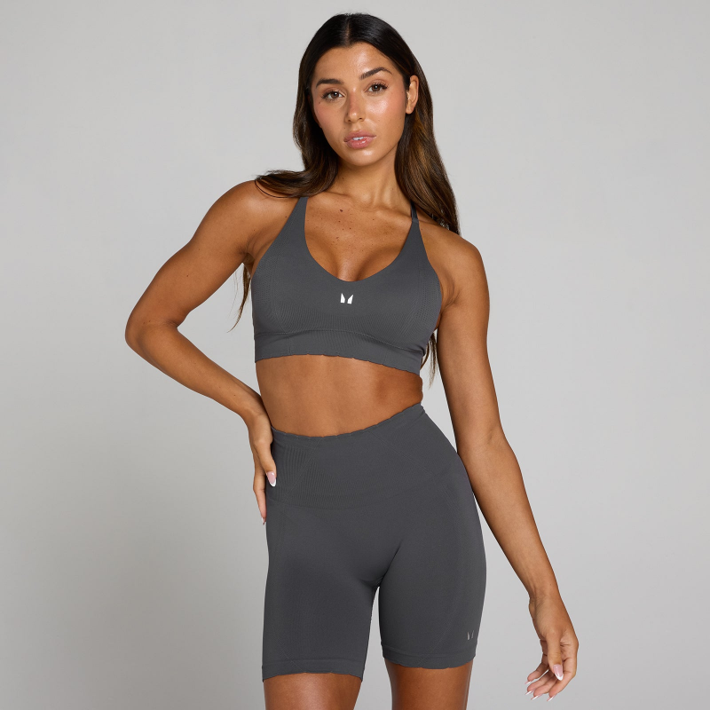 MP Damen Tempo Ultra Seamless Sport-BH - Robust Grey - XS – Bild 1 von 4
