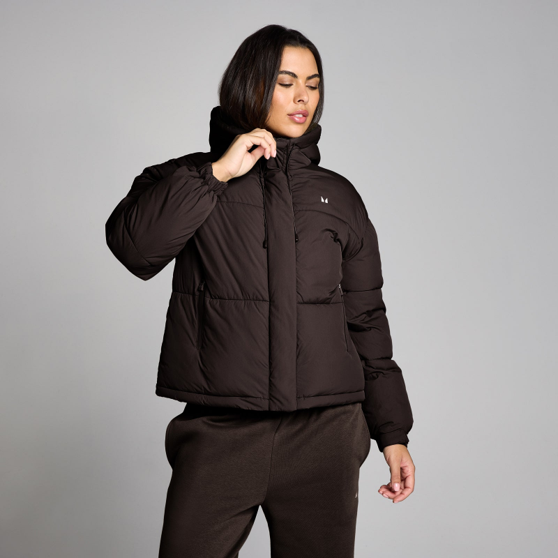 MP Kurze gepolsterte Steppjacke für Damen - Kakao - S – Bild 1 von 4