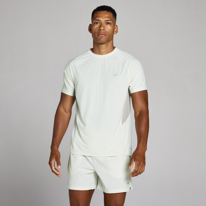 MP Men's Training Ultra Mesh T-Shirt - Digital White - XS – Bild 1 von 4