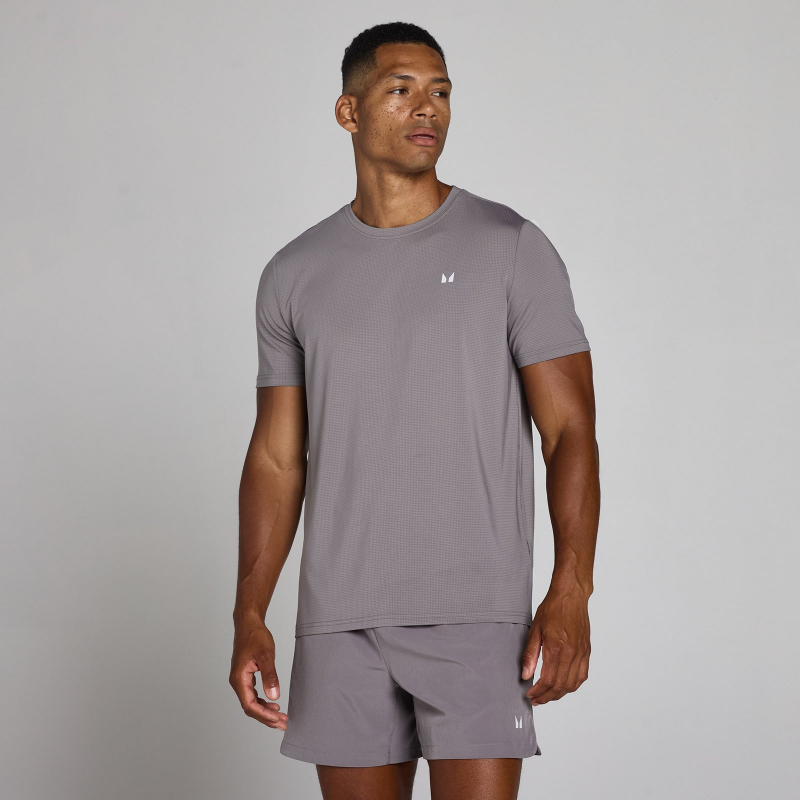 MP Men's Training Grid T-Shirt - Graphite - XS – Bild 1 von 4