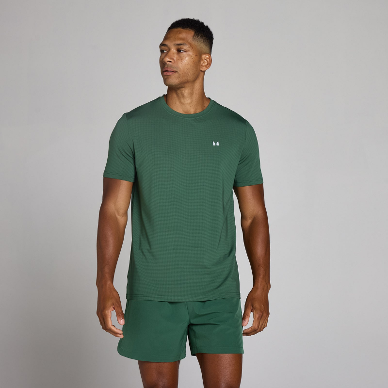MP Men's Training Grid T-Shirt - Racing Green - XS – Bild 1 von 4