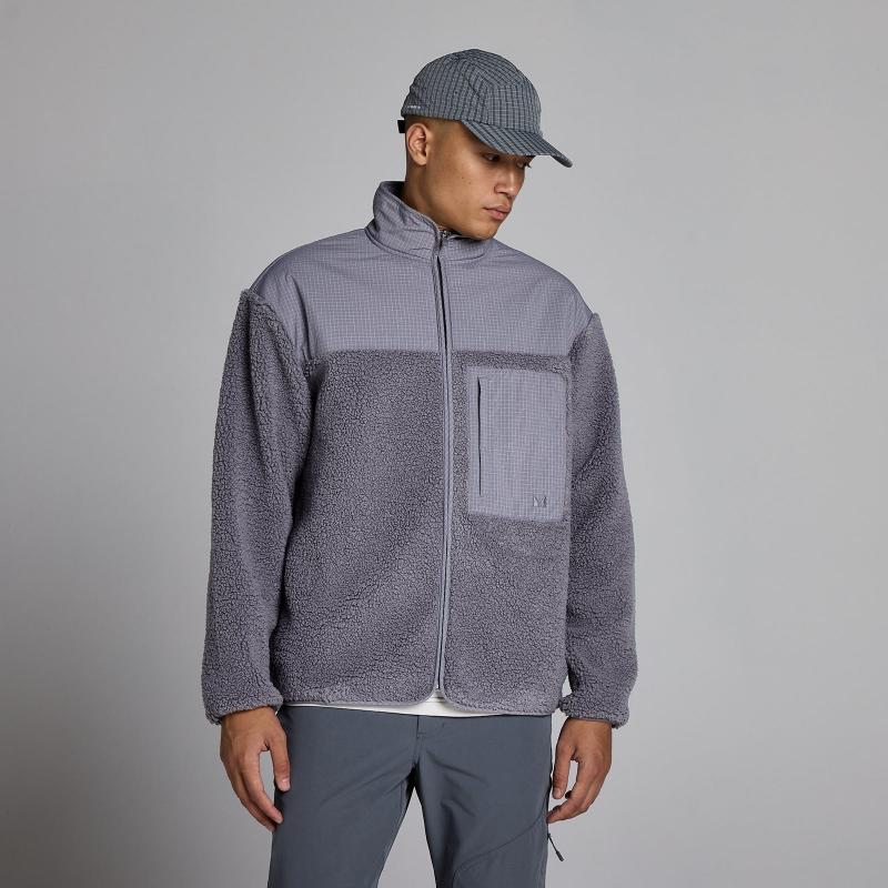 MP Herren Borg-Fleece - Dunkles Grau meliert - S – Bild 1 von 4