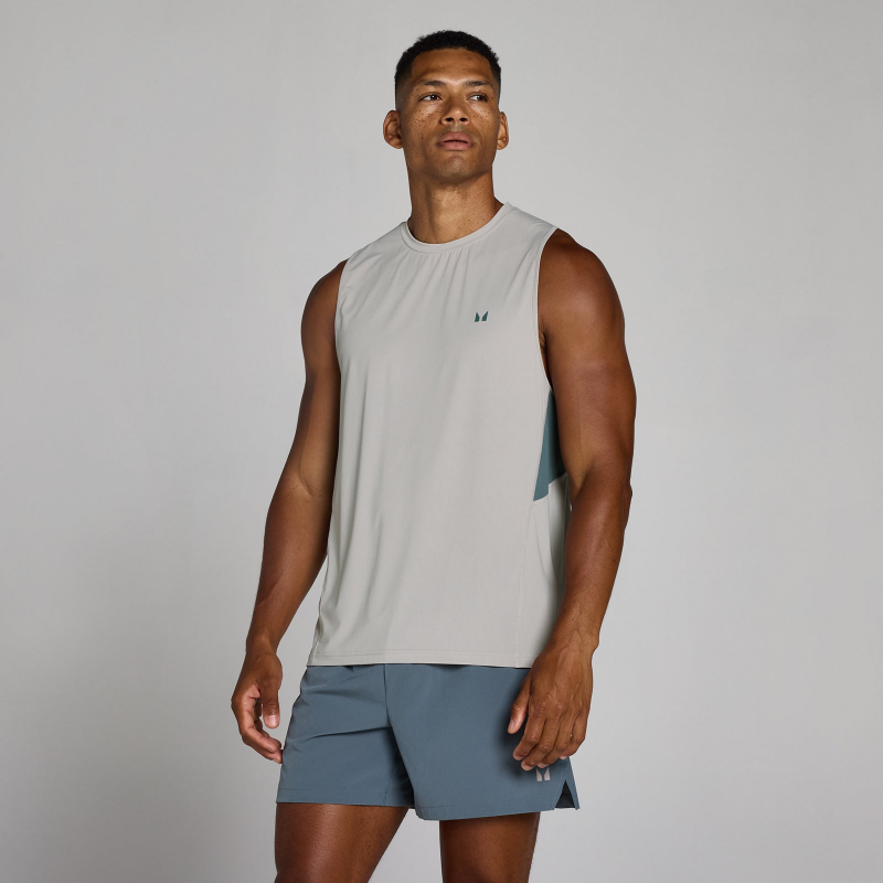 MP Men's Training Ultra Mesh Tank - Chalk Grey - XS – Bild 1 von 4
