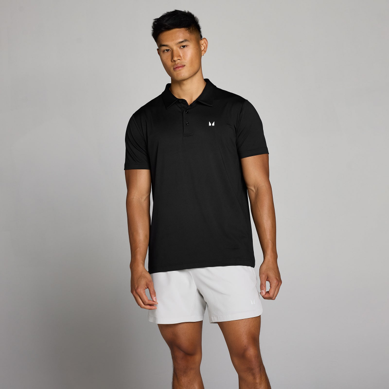 MP Herren Training Poloshirt – Schwarz - XXL – Bild 1 von 4
