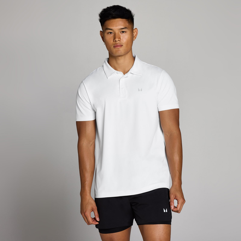 MP Herren Training Poloshirt – Weiß - L – Bild 1 von 4