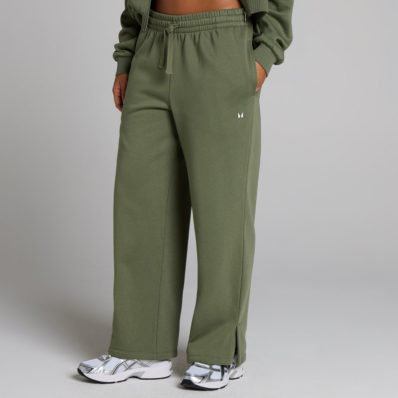 MP Damen Basics Straight Leg Jogginghose – Washed Olive - XS – Bild 1 von 4