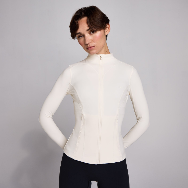 MP Damen SculptForm Jacke mit durchgehendem Reißverschluss – Pearl - XS – Bild 1 von 4