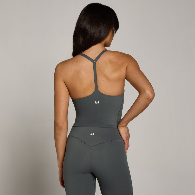 MP Women's Tempo Strappy Racerback Vest - Dark Grey - XS – Bild 1 von 4