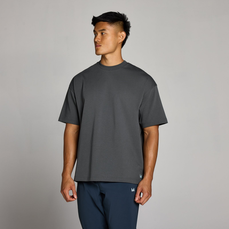 MP Herren Hybrid Built For Performance Grafik-T-Shirt – Dunkelgrau - L – Bild 1 von 4