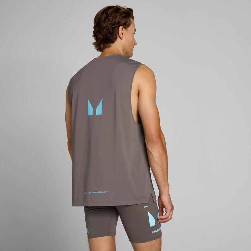 MP Herren Hybrid Mesh Tank - Aschgrau - XXL – Bild 1 von 4