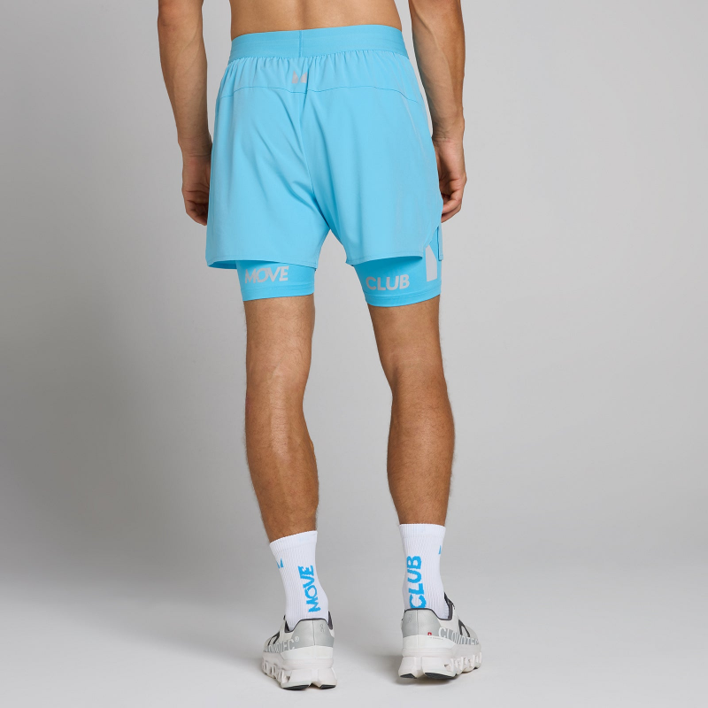 MP Herren Hybrid Lightweight 5 2-in-1 Shorts - Cerulean Blue - XS – Bild 1 von 4