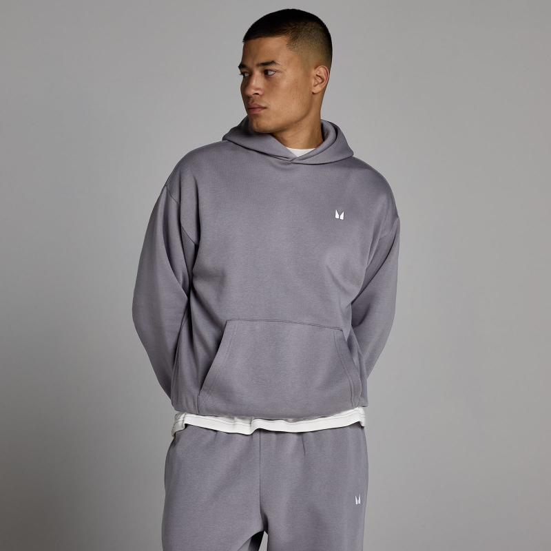 MP Herren Rest Day Oversized-Hoodie - Dunkel meliert - XXXL – Bild 1 von 4