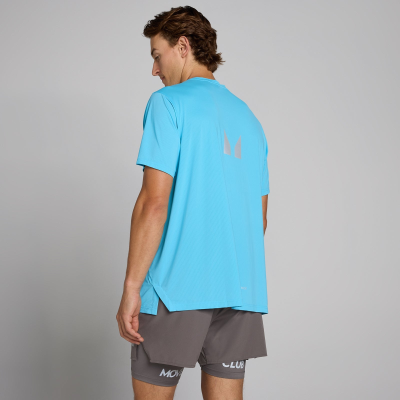 MP Hybrid Mesh T-Shirt für Herren – Ceruleanblau - XS – Bild 1 von 4