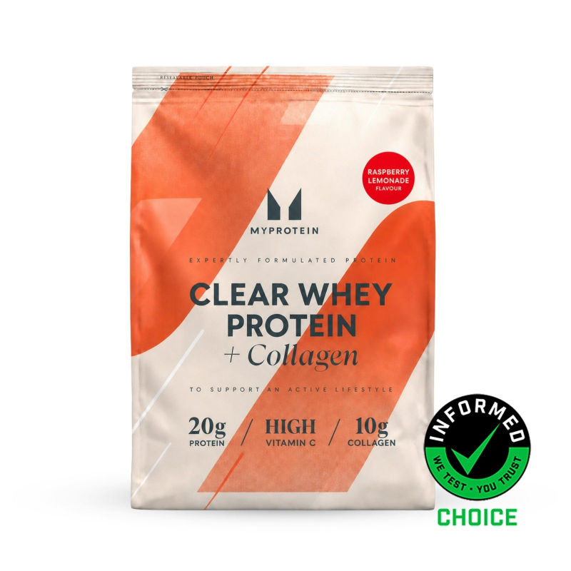 Clear Whey Isolat - 500g - 20Portionen - Raspberry Lemonade (+ Collagen) – Bild 1 von 4