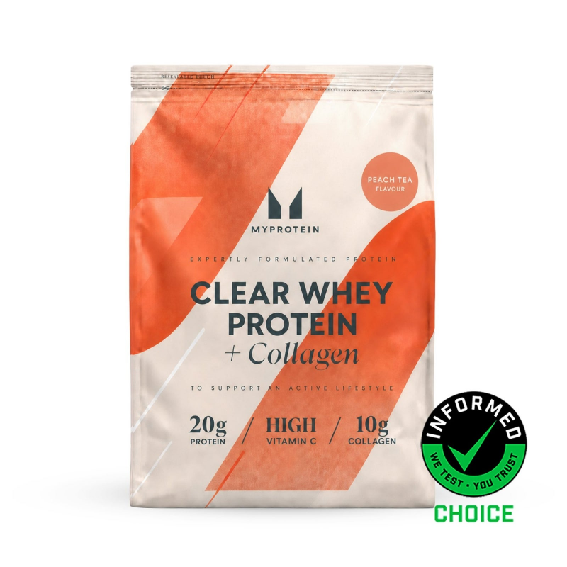 Clear Whey Isolat - 500g - 20Portionen - Peach Tea (+ Collagen) – Bild 1 von 4