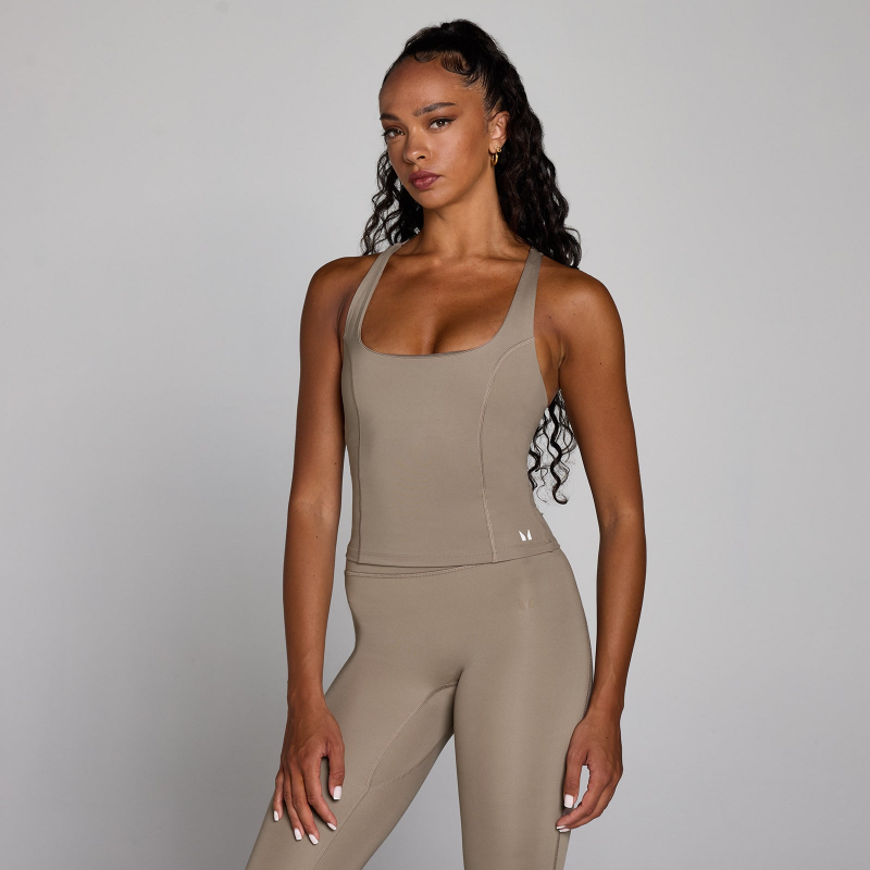 MP Damen Training Racerback Tank-Top – Light Taupe - XS – Bild 1 von 4