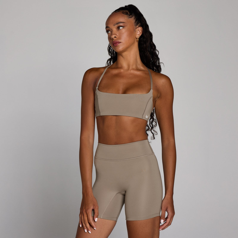 MP Damen Training Sport-BH mit offenem Rücken – Light Taupe - XS – Bild 1 von 4