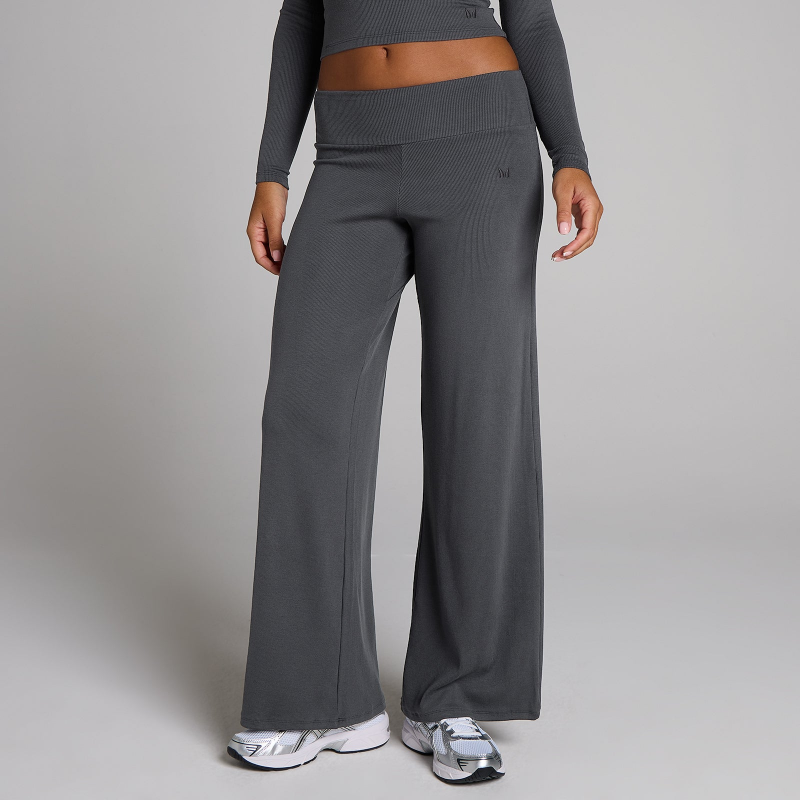 MP Gerippte Wide-Leg-Leggings für Damen – Kräftiges Grau - XS – Bild 1 von 4