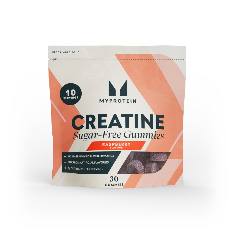 Kreatin Gummies - 30 Gummies - 10Portionen - Raspberry (Sugar-Free) – Bild 1 von 4