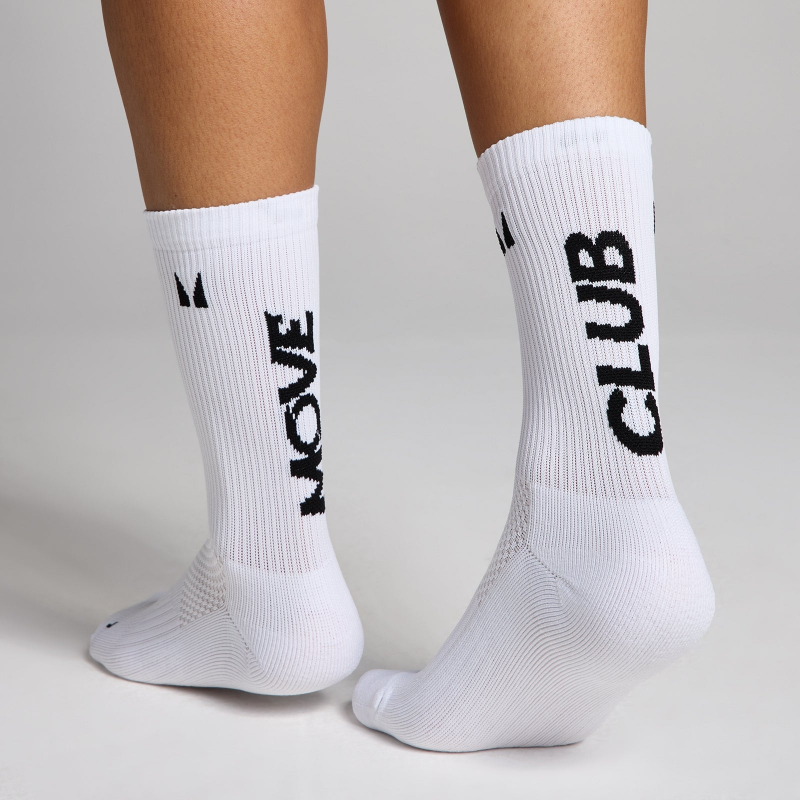 MP Move Club Running-Socken (2er-Pack) - Schwarz/Weiß - UK 9-11 – Bild 1 von 2