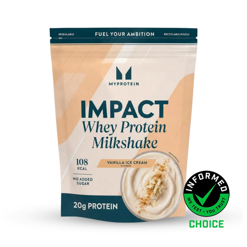 Impact Whey Protein Milchshake - 435G - 15Portionen - Vanille Eiscreme – Bild 1 von 4