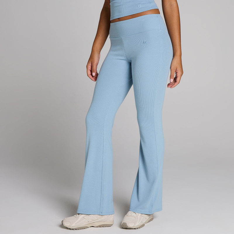 MP Damen Gerippte Flares - Jeansblau - XS – Bild 1 von 4