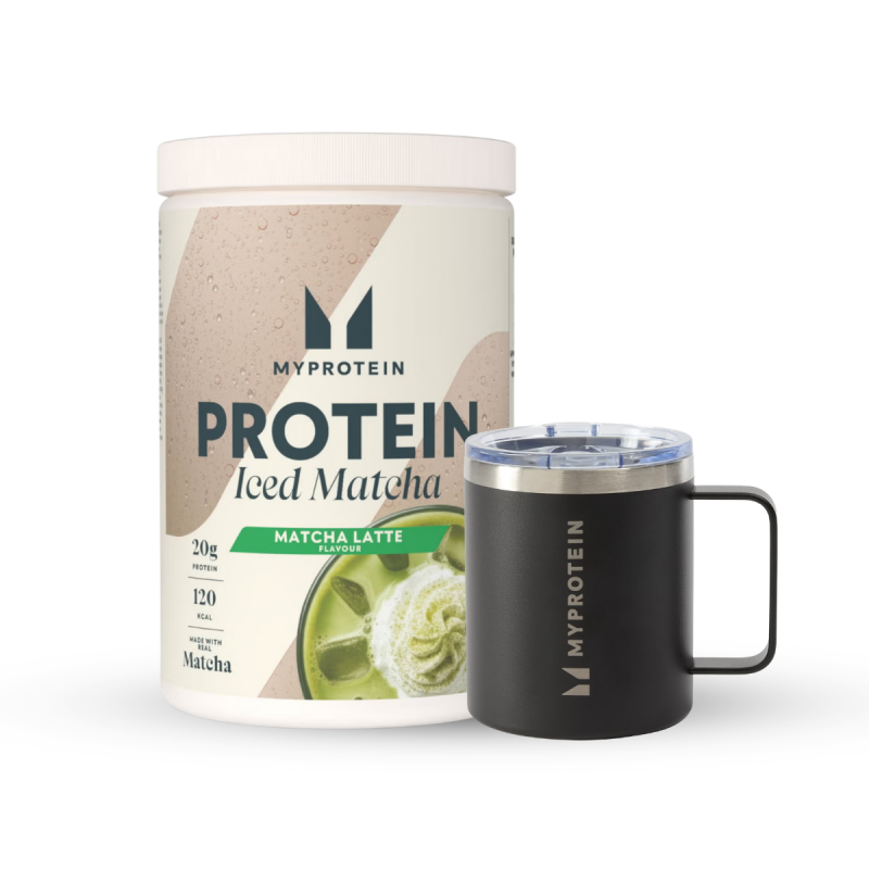Protein Eiskaffee Bundle - 20Portionen - Black Coffee Cup - Iced Matcha
