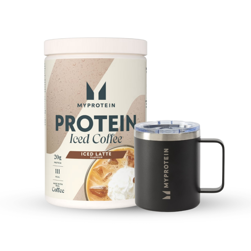 Protein Eiskaffee Bundle - 20Portionen - Black Coffee Cup - Iced Latte