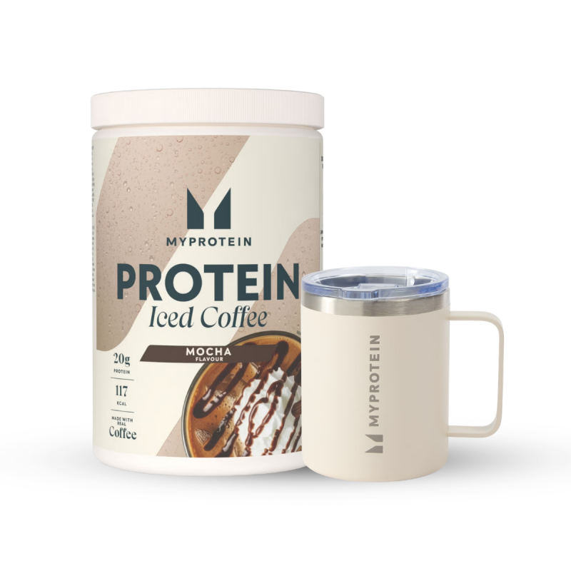 Protein Eiskaffee Bundle - 20Portionen - Natural Cream Coffee Cup - Iced Mocha