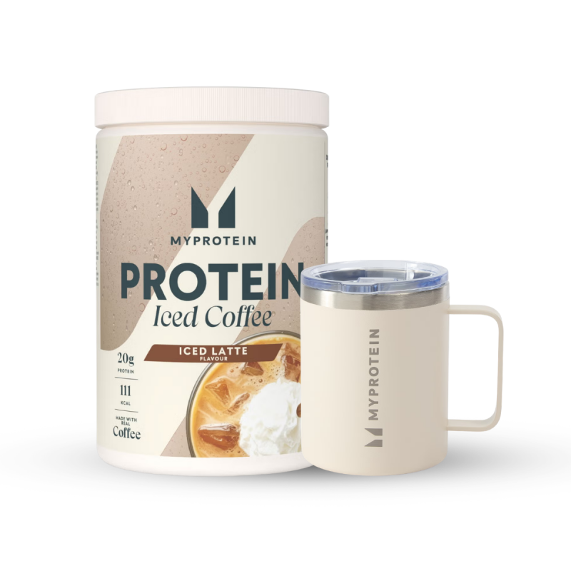 Protein Eiskaffee Bundle - 20Portionen - Natural Cream Coffee Cup - Iced Latte