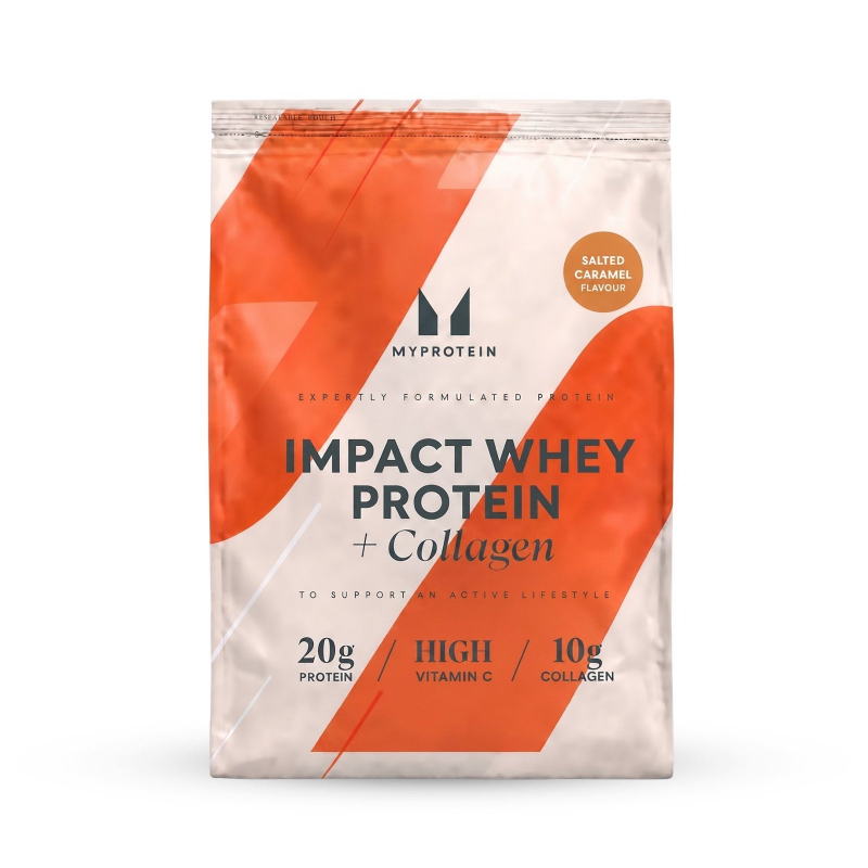 Impact Whey Protein + Kollagen - 375G - 15Portionen - Gesalzenes Karamell – Bild 1 von 4