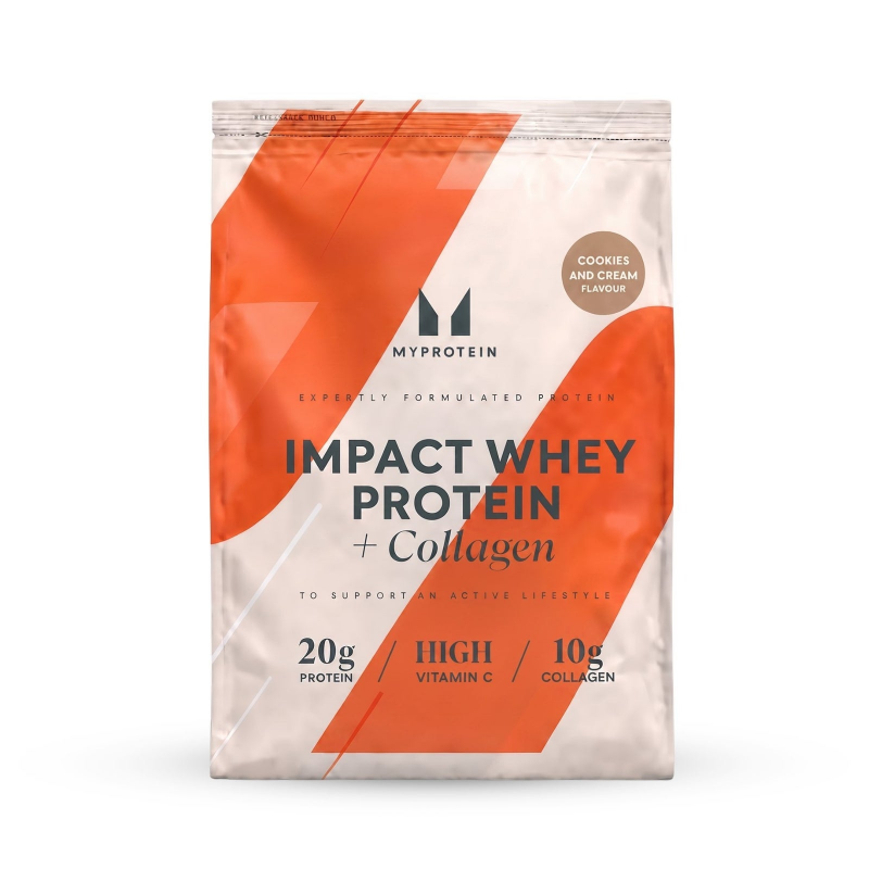 Impact Whey Protein + Kollagen - 375G - 15Portionen - Cookies & Cream – Bild 1 von 4