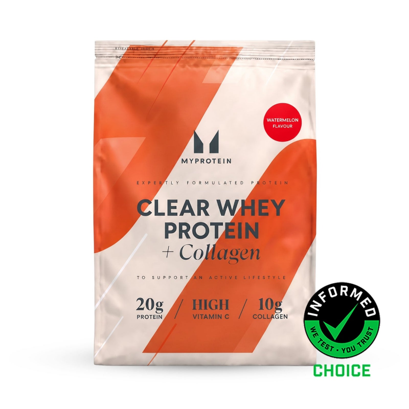 Clear Protein | Whey & Collagen - 480G - 20Portionen - Wassermelone – Bild 1 von 4