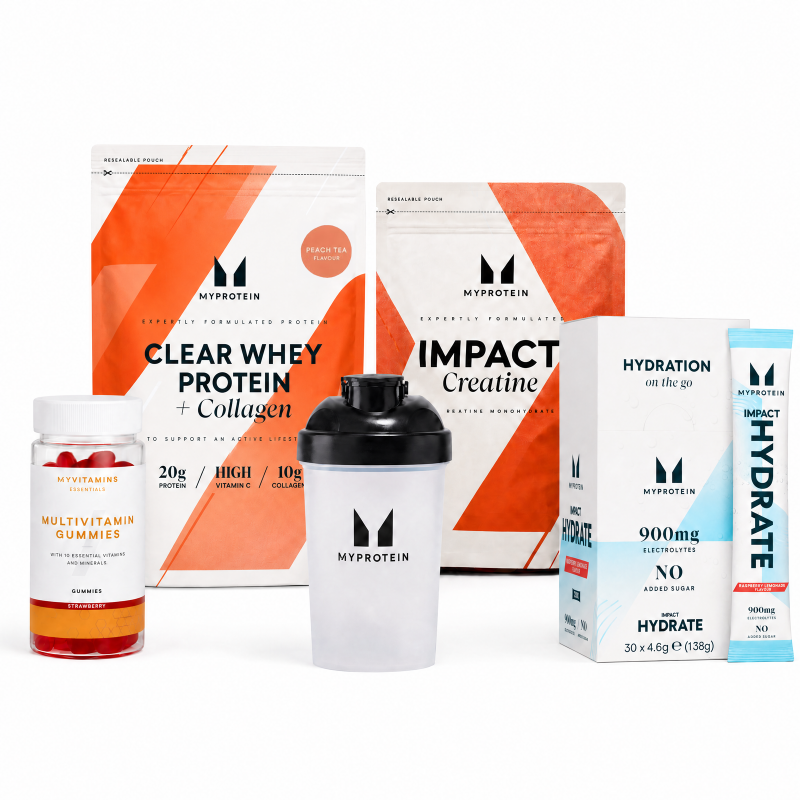 Impact Week Clear Protein Bundle - Raspberry Lemonade - 20Portionen - Peach Tea
