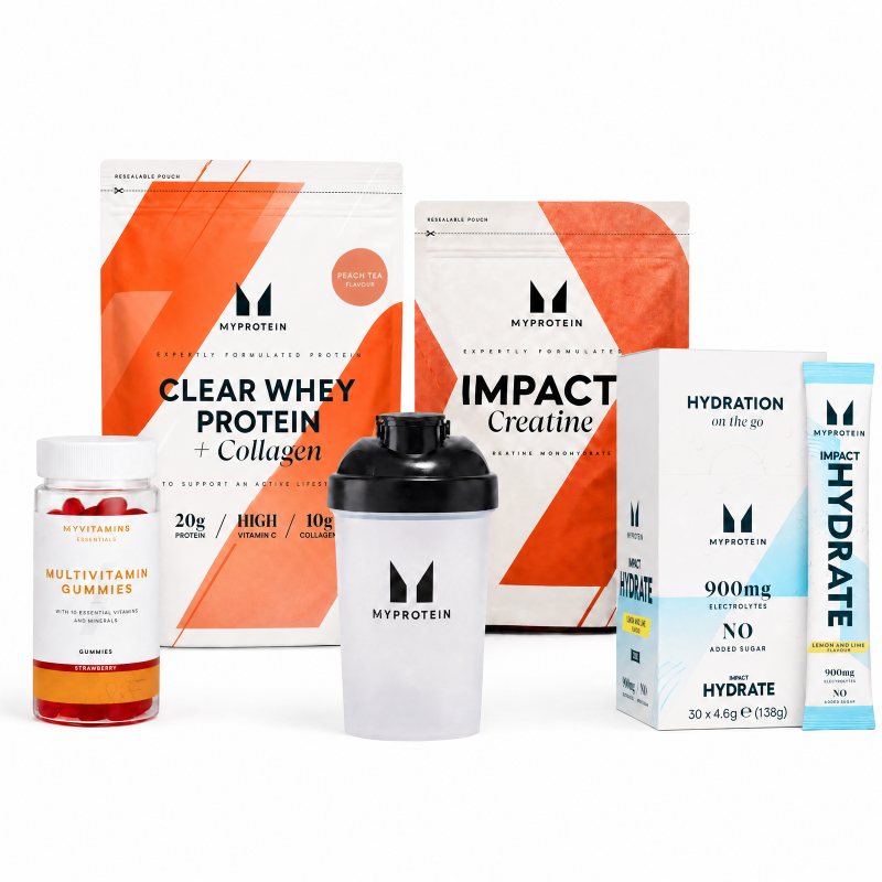 Impact Week Clear Protein Bundle - Lemon & Lime - 20Portionen - Peach Tea