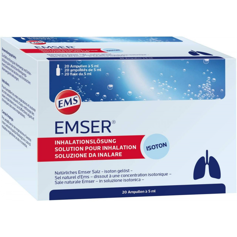 Emser Inhalationslösung 20 x 5 ml Ampullen