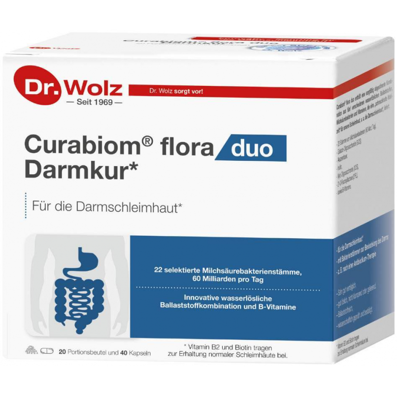 Curabiom Flora Duo Kombipackung 20 Beutel+40 Kapse