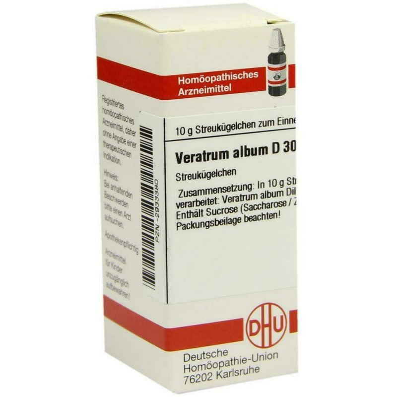 Dhu Veratrum Album D30 10 G Globuli