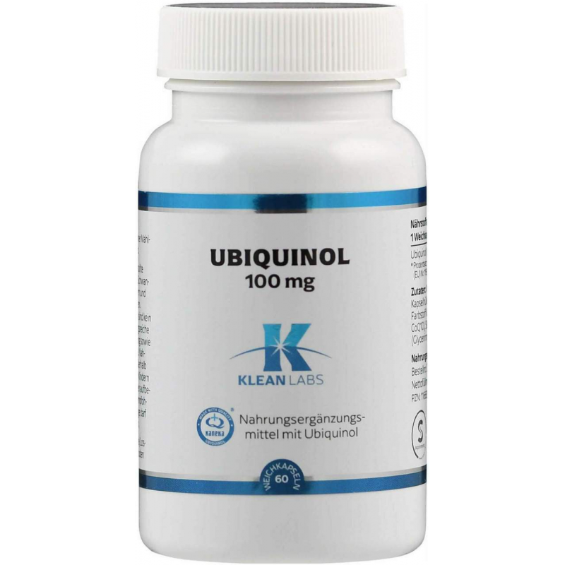 Ubiquinol Coenzym Q10 Reduziert 100 mg Kapseln 60