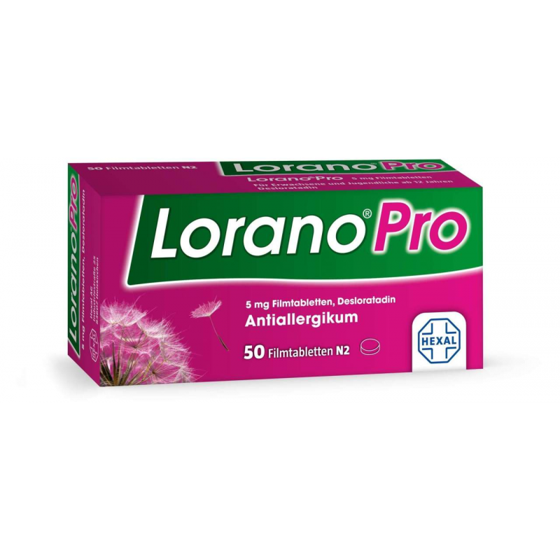 Lorano Pro 5 mg 50 Filmtabletten