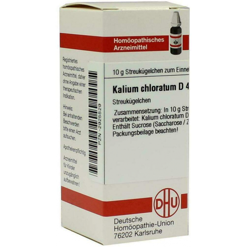 Dhu Kalium Chloratum D 4 Globuli