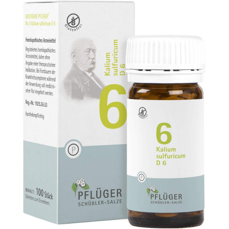 Biochemie Pflüger 6 Kalium Sulfuricum D6 100 Tabletten