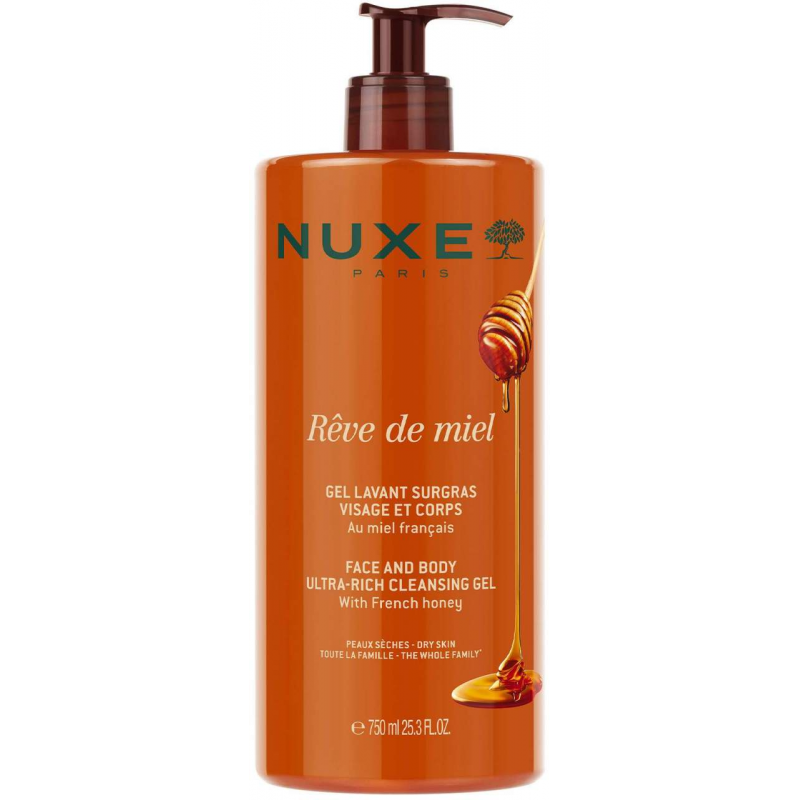 NUXE Reve de Miel rückfettendes Reinigungsgel 400 ml