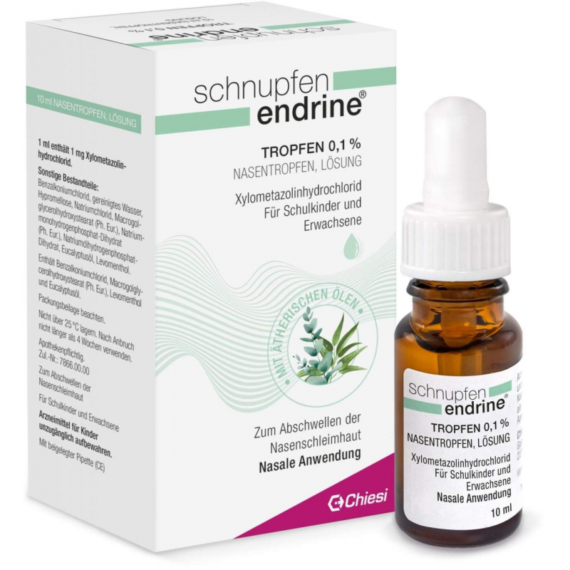 Schnupfen Endrine 0,1% Nasentropfen 10 ml