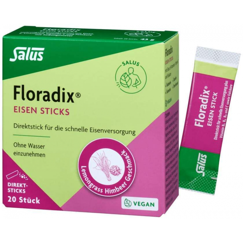 Floradix Eisen Sticks 20 Stück