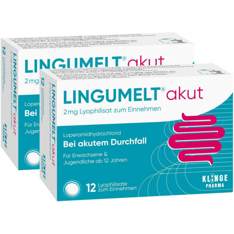 Lingumelt Akut 2 mg Lyophilisat zum Einnehmen 2 x 12 Stück